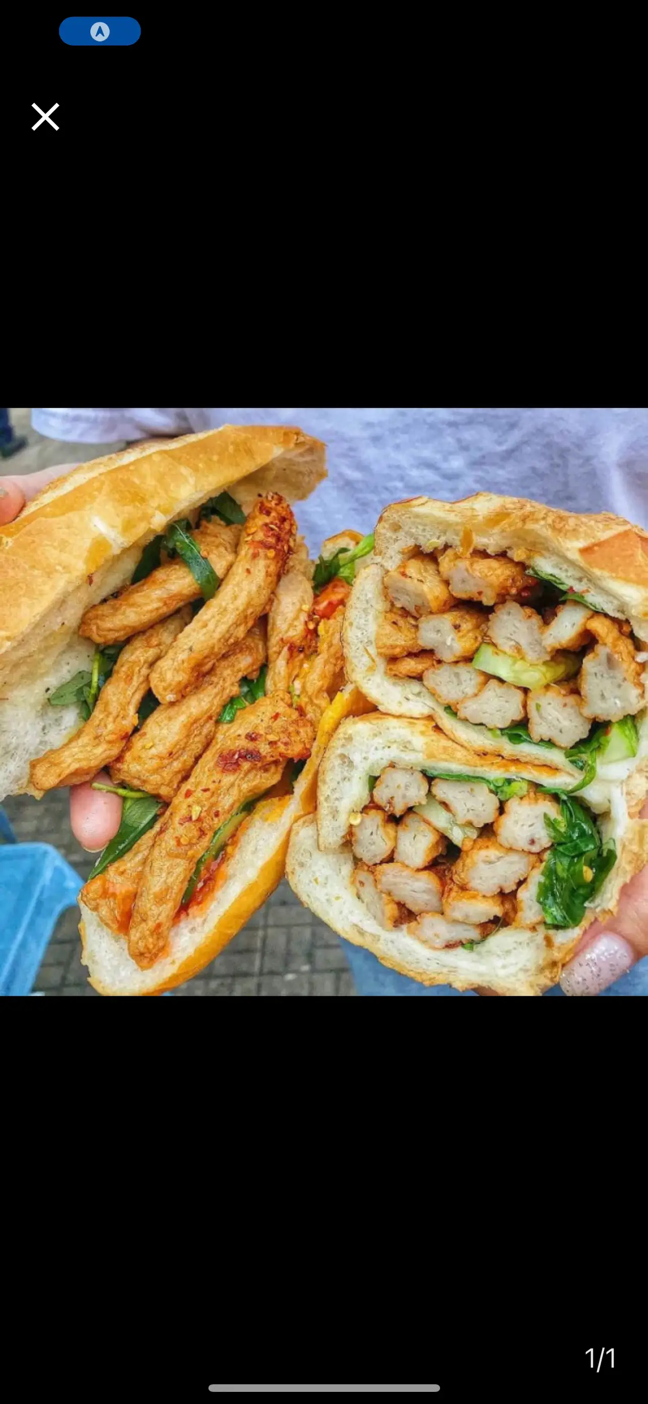 Hình ảnh banh mì chả cá nóng