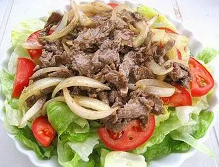 Hình ảnh Cơm bò xào củ hành