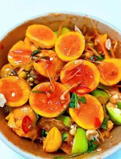 Hình ảnh Trứng gà non sốt Thái P100
