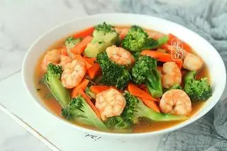 Hình ảnh Cơm bông cải xào tôm