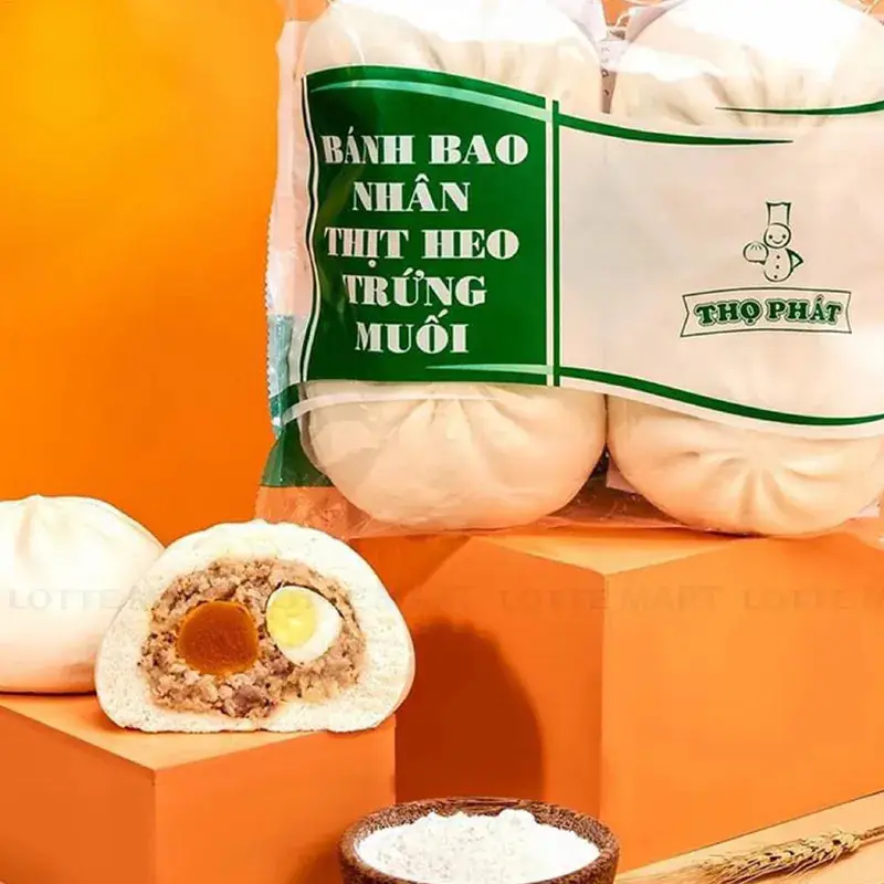 Hình ảnh Bánh bao trứng cút - muối Thọ Phát