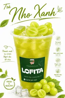 Hình ảnh Trà nho xanh