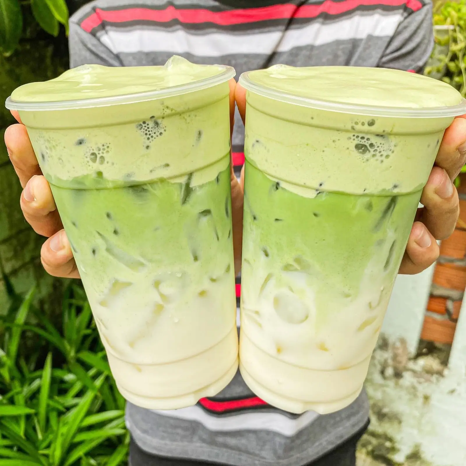 Hình ảnh Trà sữa kem dẻo matcha