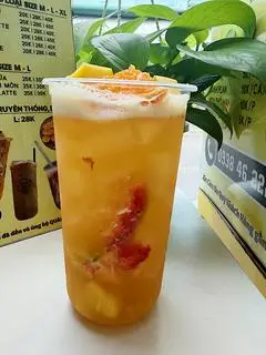 Hình ảnh trà trái cây nhiệt đới