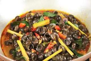 Hình ảnh ốc gạo xào xả ớt