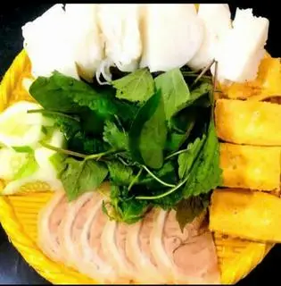 Hình ảnh bún đậu rau thịt