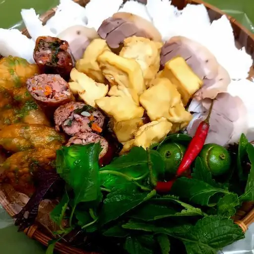 Hình ảnh Bún đậu đầy đủ không dồi sụn