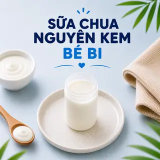 Hình ảnh SỮA CHUA NGUYÊN KEM - BÉ BI