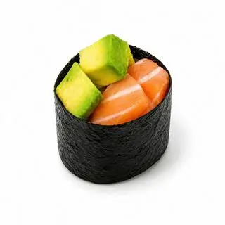 Hình ảnh Gunkan cá hồi bơ