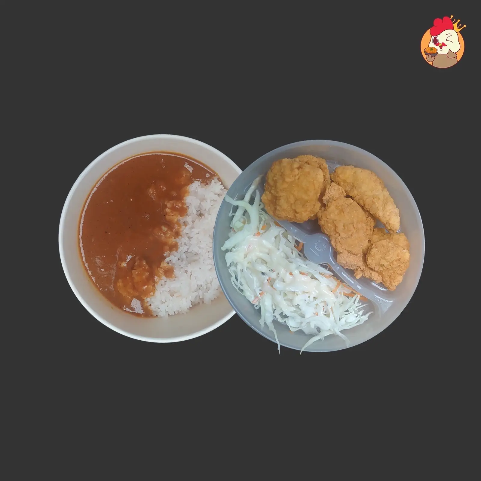 Hình ảnh Cơm Cari Gà Viên Karaage