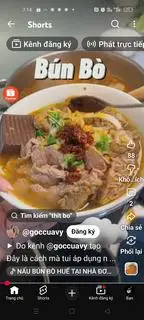 Hình ảnh bún bò tái nạm 