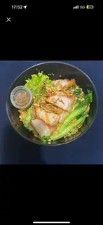 Hình ảnh Mì Trộn Sate Xá Xíu +Canh Soup