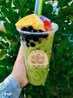 Hình ảnh Trà sữa Thái xanh Full Topping
