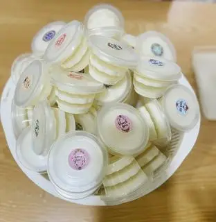 Hình ảnh Set 5 ly hoa mai rau câu nước dừa tươi đường phèn