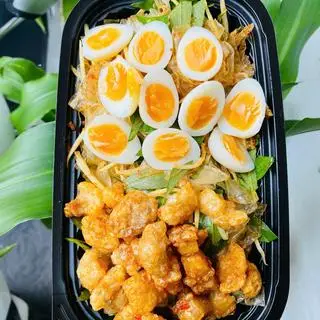 Hình ảnh trộn muối bò tóp mỡ
