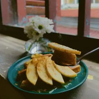 Hình ảnh Waffle Mật Táo