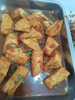 Hình ảnh đậu hũ sốt cà 