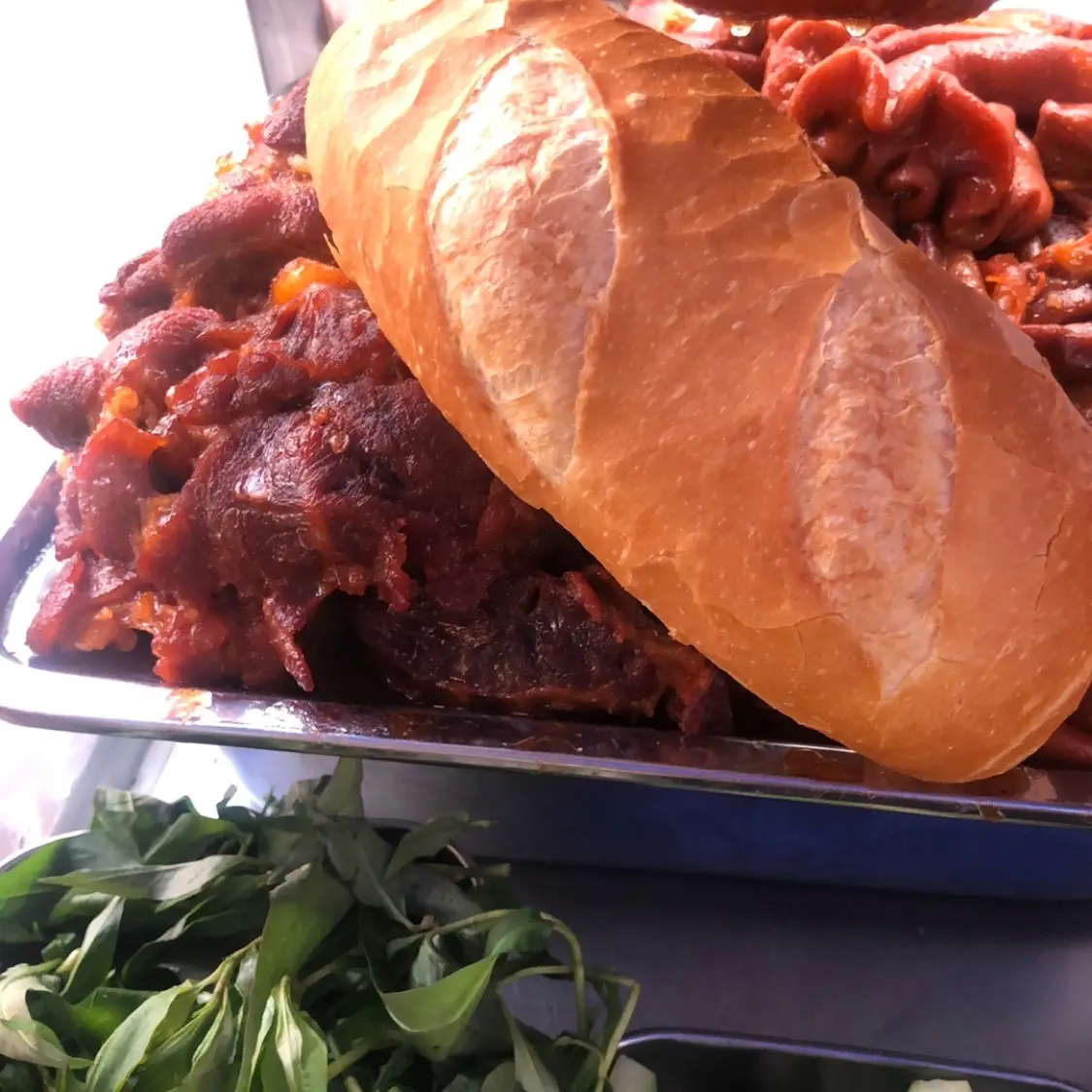 Hình ảnh bánh mì xá xíu 
