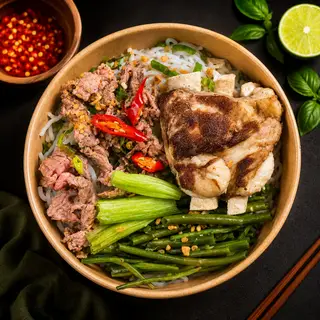 Hình ảnh Bún Thái sườn bò