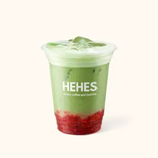 Hình ảnh Matcha latte dâu L