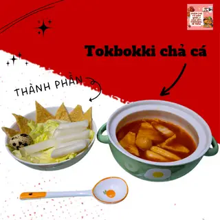 Hình ảnh Tokbokki chả cá (Không thể điều chỉnh độ cay)
