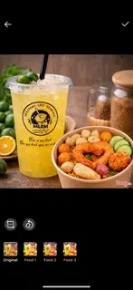 Hình ảnh Combo Mỳ Trộn Indomie topping + Trà Quất Vị Nhài
