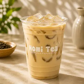 Hình ảnh Trà sữa olong rang (khói)