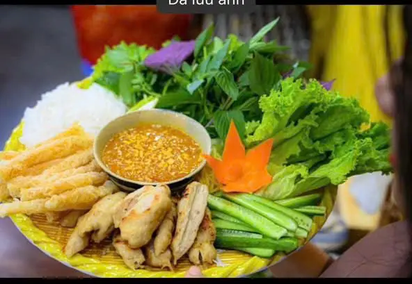 Hình ảnh  nem nướng cuốn 2người 