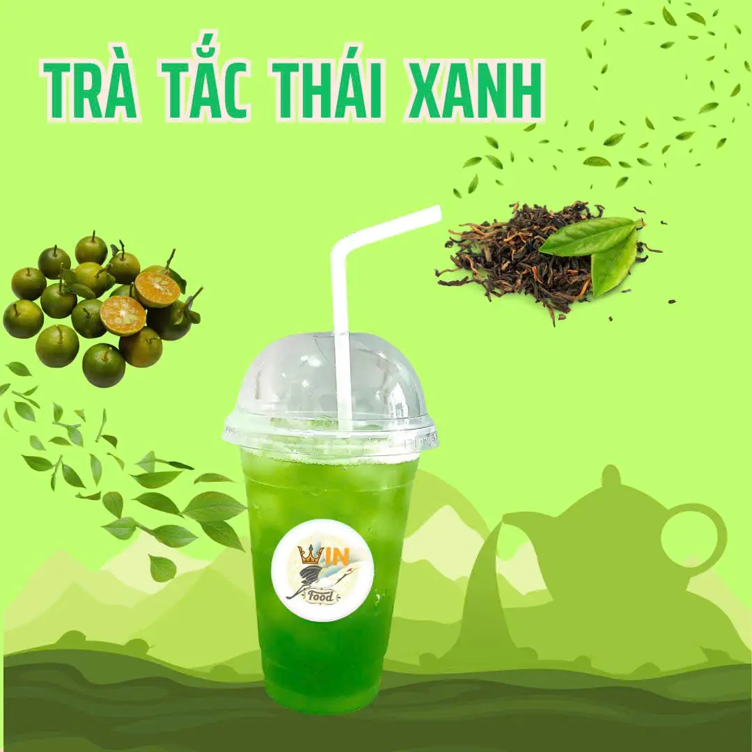 Hình ảnh Trà Tắc Thái Xanh Nè( Size L ) 