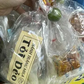 Hình ảnh bánh tráng tỏi dẻo phơi sương 