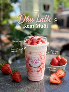 Hình ảnh Dâu latte kem muối 