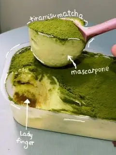 Hình ảnh tiramisu và matcha 150 ml