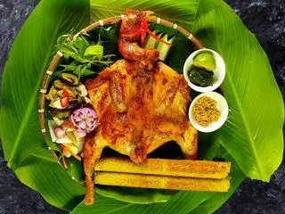 Hình ảnh Combo Gà Nướng Cơm Lam