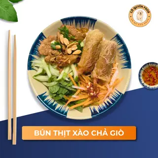 Hình ảnh BÚN THỊT XÀO CHẢ GIÒ