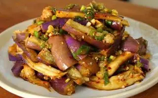 Hình ảnh Cà tím xào tỏi thêm