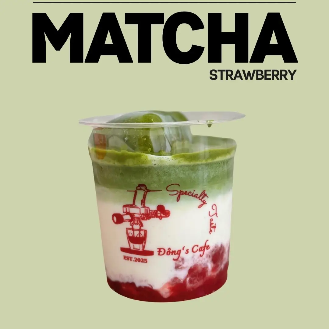 Hình ảnh Matcha Dâu Cheese - Size M (550ml)