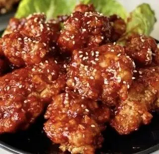 Hình ảnh Gà Popcorn trộn sốt chua ngọt Thái Lan 