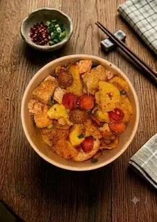 Hình ảnh Khoai trộn đầy đủ