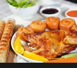 Hình ảnh 1/2 GÀ NƯỚNG CƠM LAM BÁNH BAO