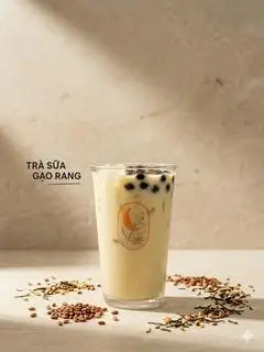 Hình ảnh Trà sữa gạo rang trân châu