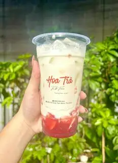 Hình ảnh Latte dâu