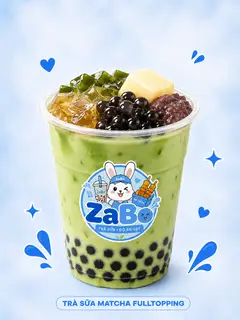 Hình ảnh Trà sữa Matcha fulltopping