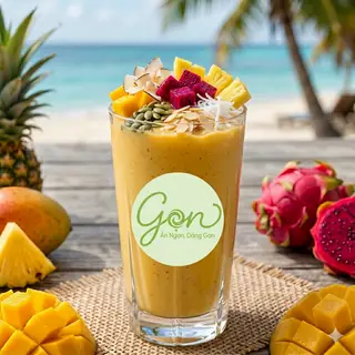 Hình ảnh Protein Smoothies Trái Cây Nhiệt Đới