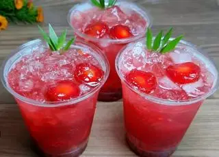 Hình ảnh Trà Mận đỏ