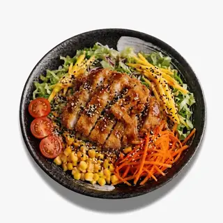 Hình ảnh Cơm/Salad heo chiên xù