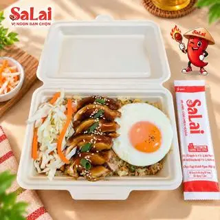 Hình ảnh Cơm SaLai - Gà Sốt Teriyaki - Trứng Ốp La