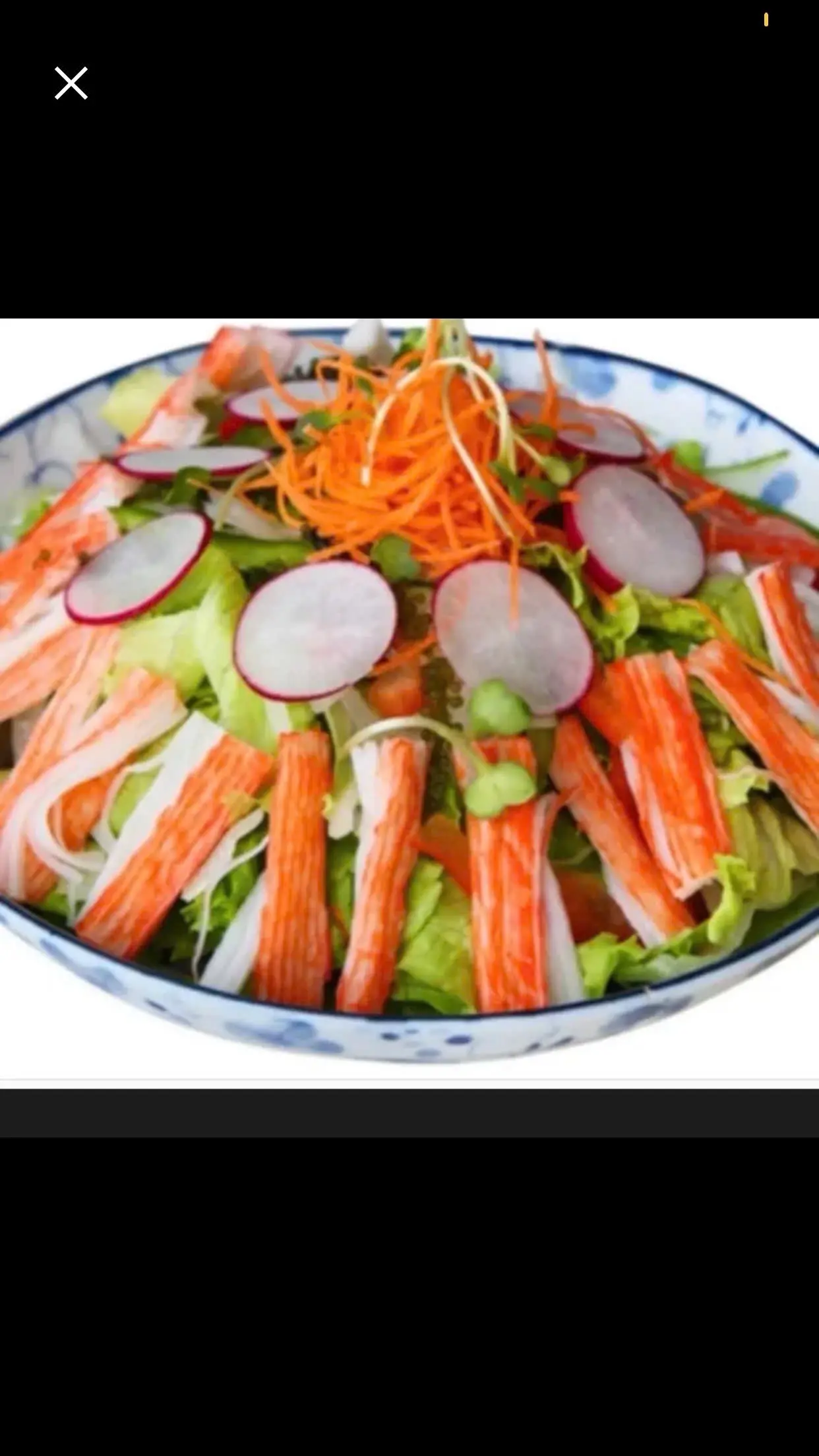 Hình ảnh kanikama salad - salad thanh cua 