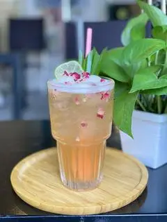 Hình ảnh Trà Vải Hoa Hồng
