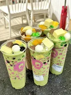 Hình ảnh Trà sữa tá lả topping
