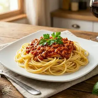 Hình ảnh Mì Spaghetti sốt thịt bằm